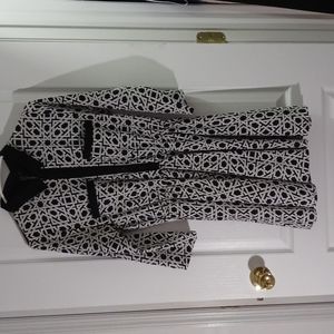 Black and white dress